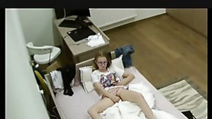 Girl caught hidden cam fingering