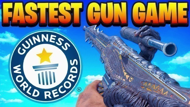 WORLDS FASTEST GUN GAME in CALL OF DUTY! (72 Seconds)