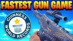 WORLDS FASTEST GUN GAME in CALL OF DUTY! (72 Seconds)