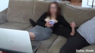 My HOT STEPMOM Working from Home tries to Ignore Me!